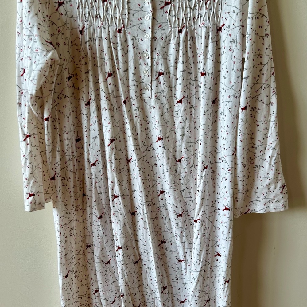 Women’s Size Small Charter Club Intimates 3/4 Sleeve Nightgown